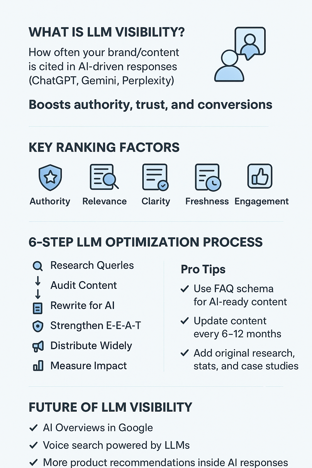 LLM Visibitly Infographic