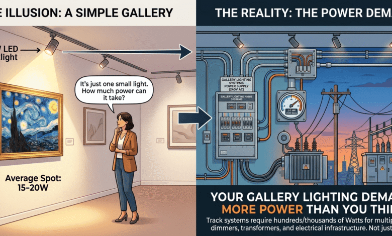 Gallery Lighting Power Demand